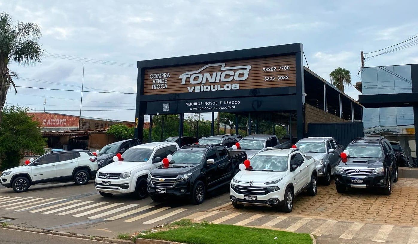 Fachada da Tonico Veículos em Barretos